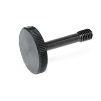 GN 653.2 Knurled Screw with Recessed Stud for Loss Prevention